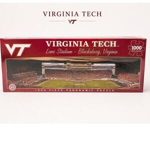 Virginia Tech Hokies Lane Stadium 1000 Piece Panoramic Puzzle NCAA VT Fan Gift